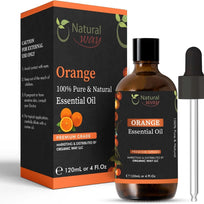 Orange Essential Oil | Premium Grade Essential & Massage Oils 4 Fl Oz (120 Ml)