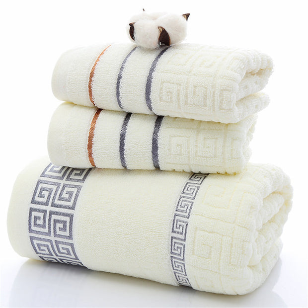 Duhrelax Grid Three Set Bath Towels