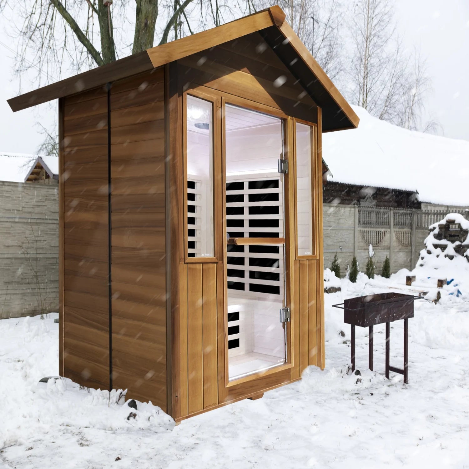 Single Person Spruce Far Infrared Sauna Hair