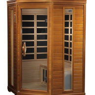 2 - Person Bluetooth Compatible FAR Infrared Sauna in Hemlock