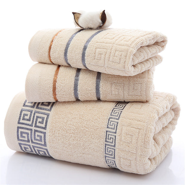 Duhrelax Grid Three Set Bath Towels