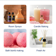 30ML Essential Oils Vetiver Thyme Vanilla Peppermint Ylang Ylang Jasmine Eucalyptus for Humidifier Scented Candle