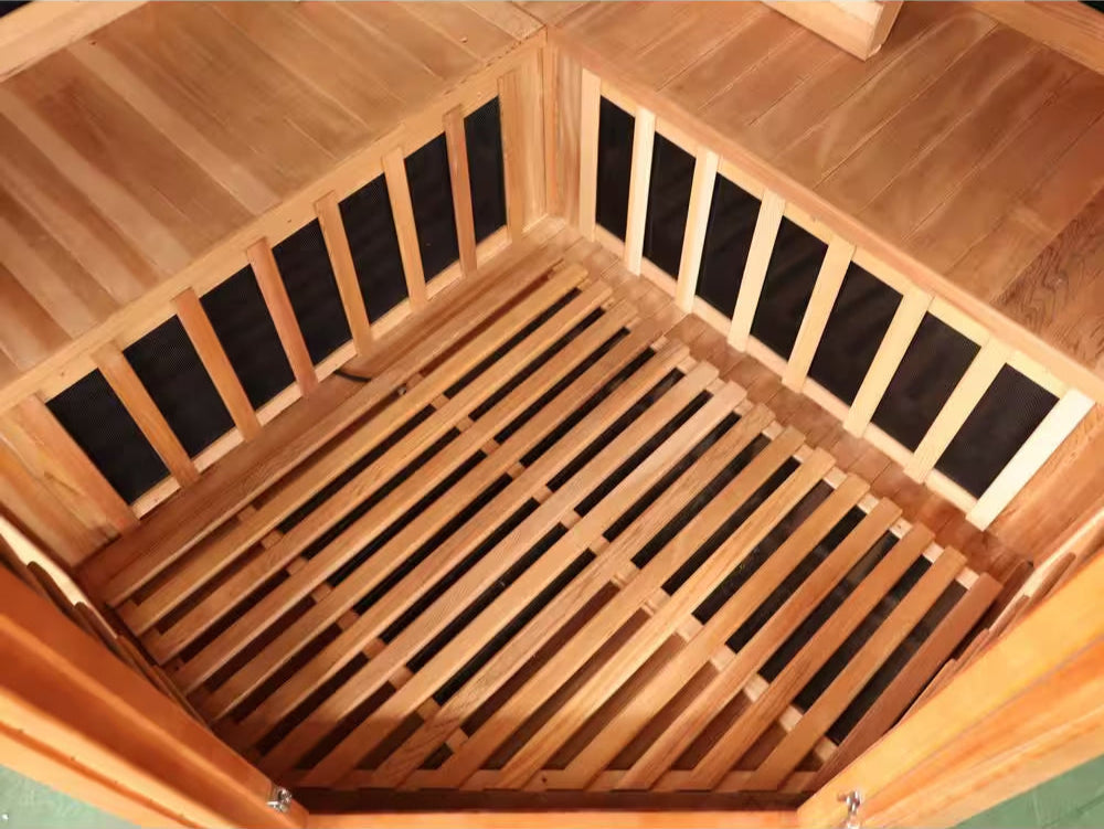 4-Person Cedar Corner Infrared Sauna