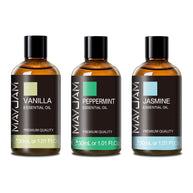 30ML Essential Oils Vetiver Thyme Vanilla Peppermint Ylang Ylang Jasmine Eucalyptus for Humidifier Scented Candle