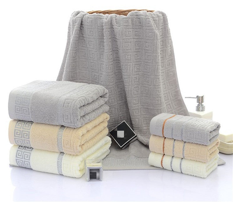Duhrelax Grid Three Set Bath Towels