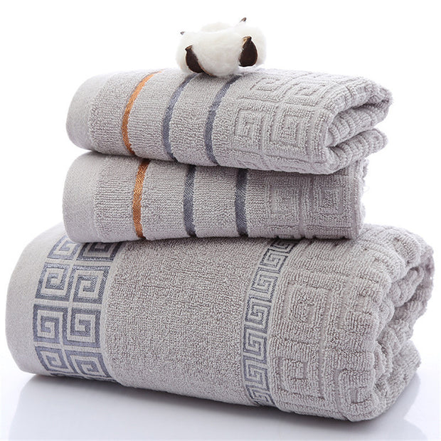 Duhrelax Grid Three Set Bath Towels