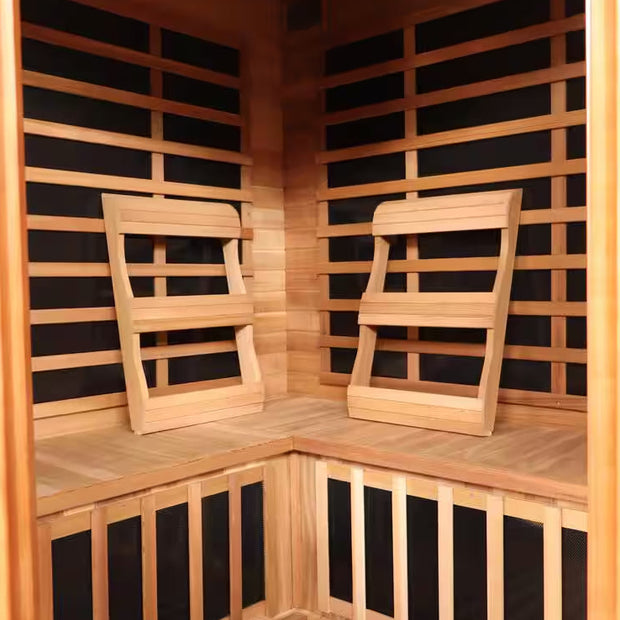 4-Person Cedar Corner Infrared Sauna