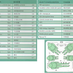 Modern Luxury Spa Massage Hot tub Outdoor