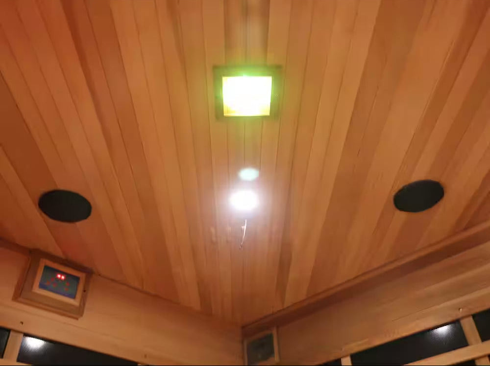 4-Person Cedar Corner Infrared Sauna