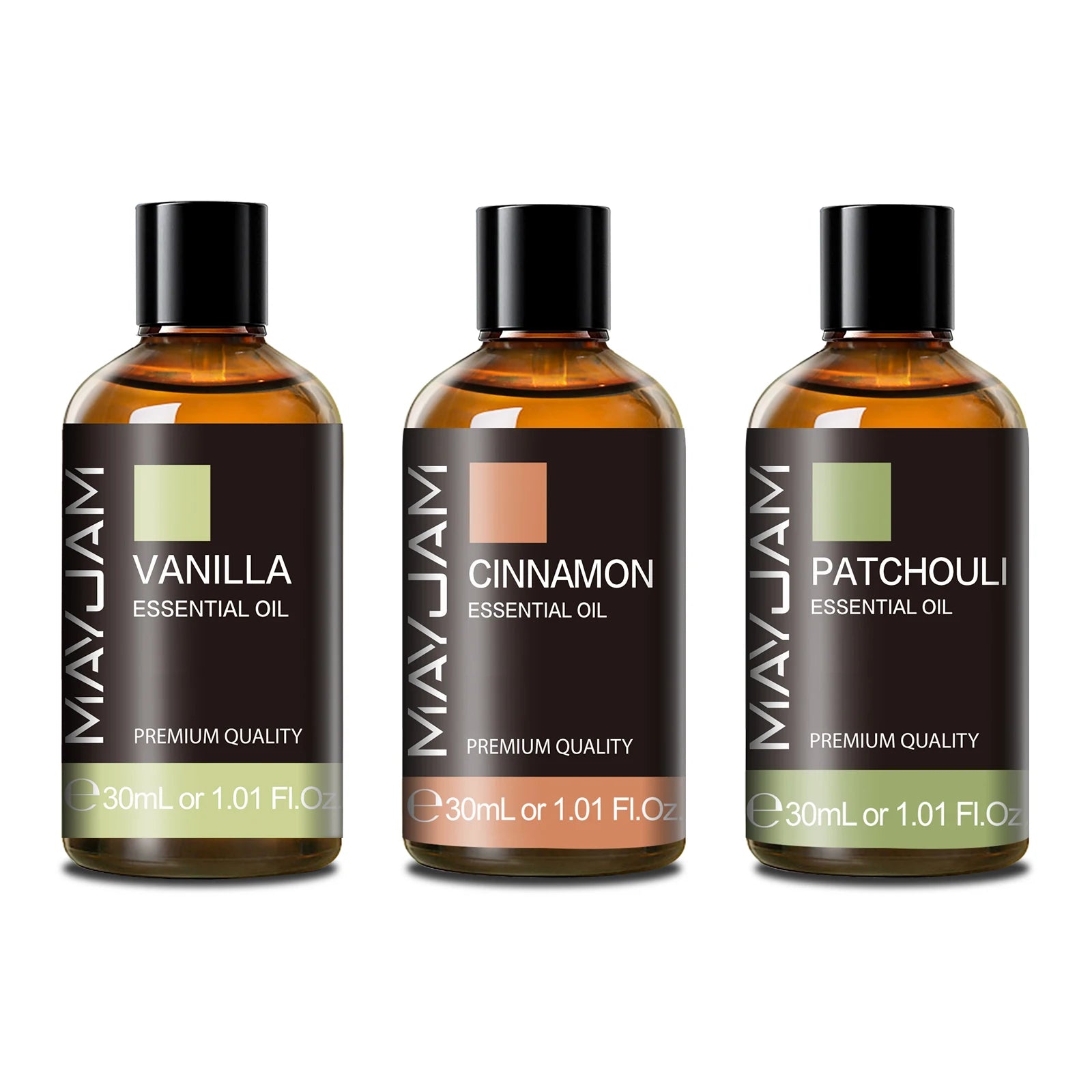 30ML Essential Oils Vetiver Thyme Vanilla Peppermint Ylang Ylang Jasmine Eucalyptus for Humidifier Scented Candle