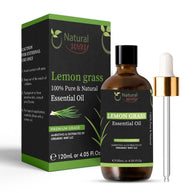 Lemongrass Essential Oil | Premium Grade Essential Massage Oils 4 Fl Oz (120 Ml)
