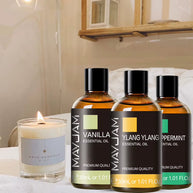 30ML Essential Oils Vetiver Thyme Vanilla Peppermint Ylang Ylang Jasmine Eucalyptus for Humidifier Scented Candle