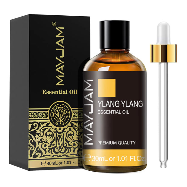 30ML Essential Oils Vetiver Thyme Vanilla Peppermint Ylang Ylang Jasmine Eucalyptus for Humidifier Scented Candle