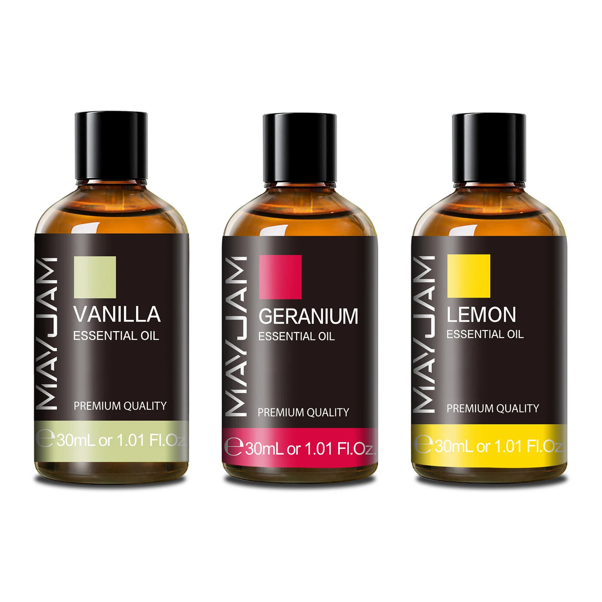 30ML Essential Oils Vetiver Thyme Vanilla Peppermint Ylang Ylang Jasmine Eucalyptus for Humidifier Scented Candle