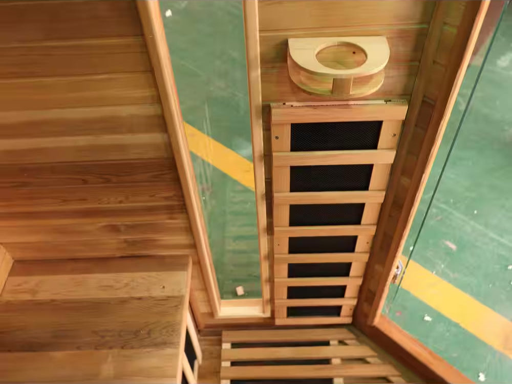 4-Person Cedar Corner Infrared Sauna
