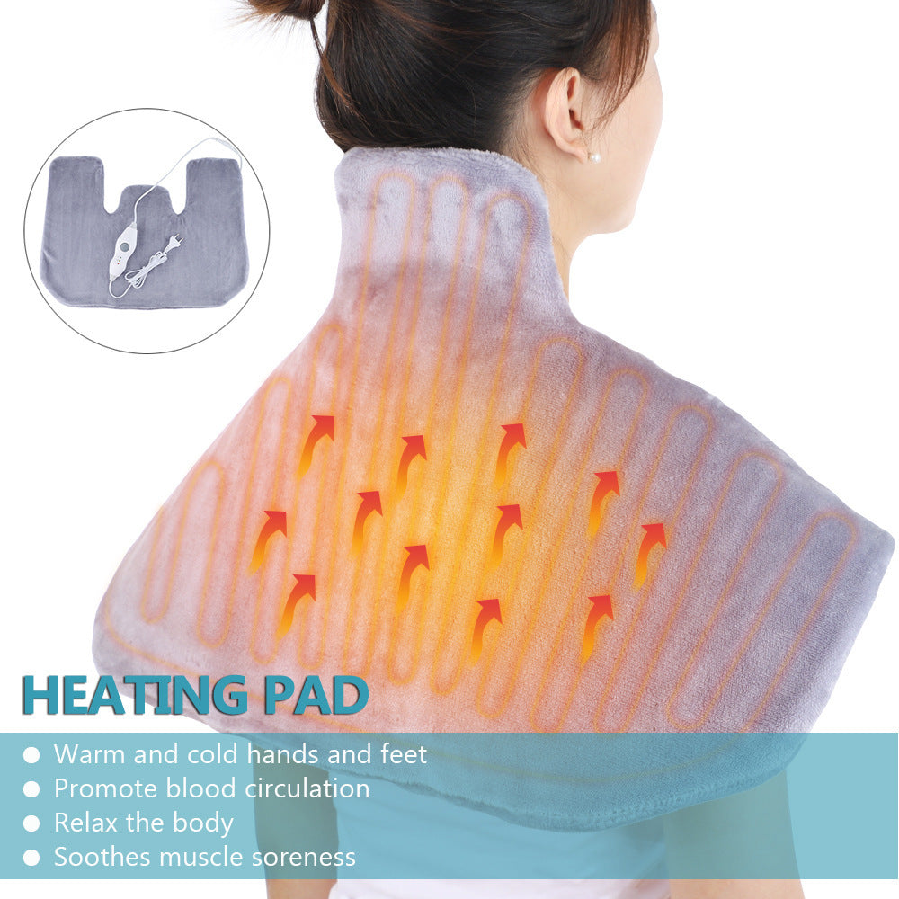 Heated Shoulder And Neck Washable Blanket Duhrelax