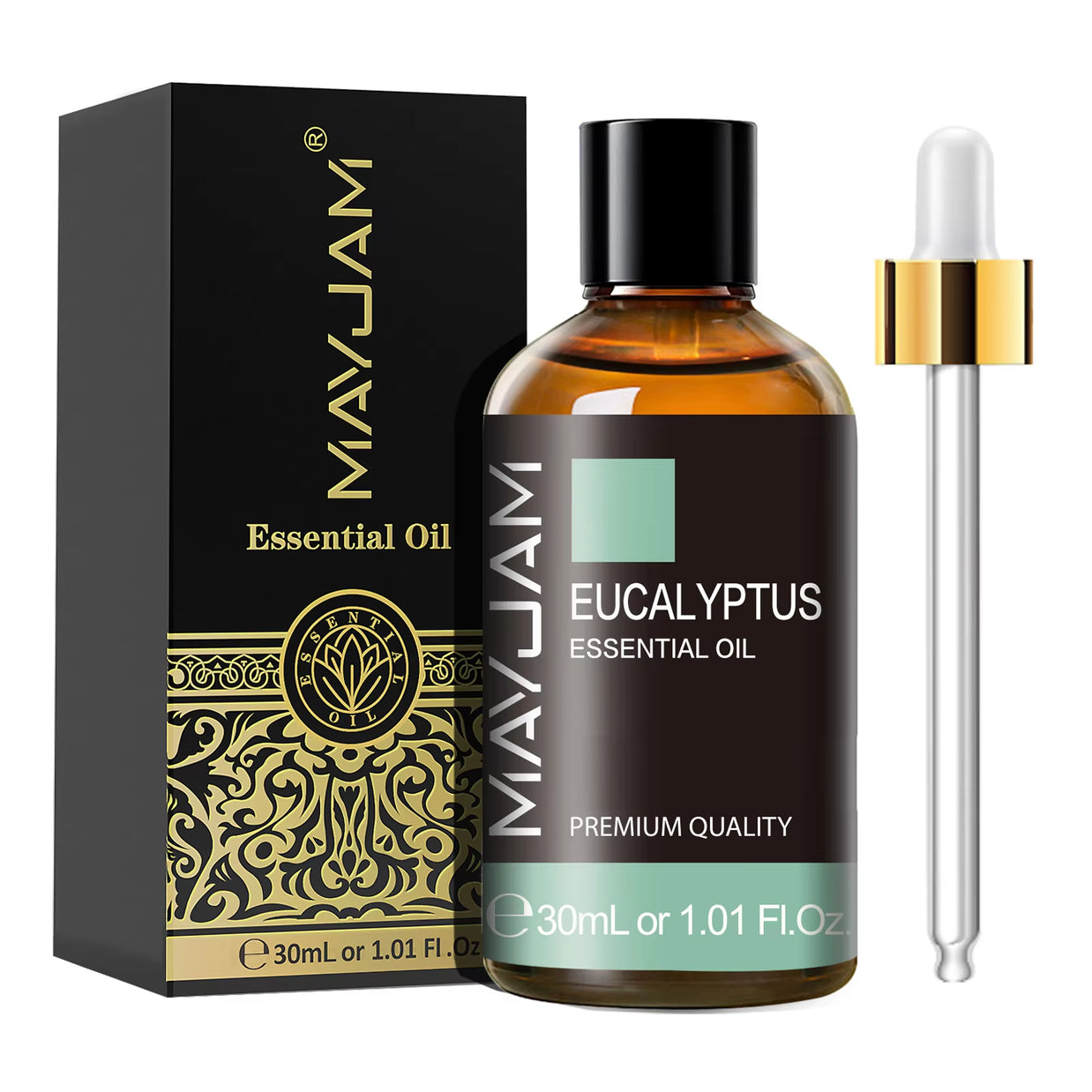30ML Essential Oils Vetiver Thyme Vanilla Peppermint Ylang Ylang Jasmine Eucalyptus for Humidifier Scented Candle