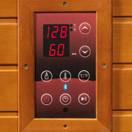 2 - Person Bluetooth Compatible FAR Infrared Sauna in Hemlock