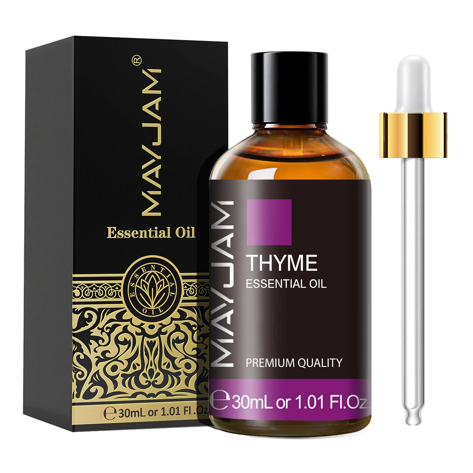 30ML Essential Oils Vetiver Thyme Vanilla Peppermint Ylang Ylang Jasmine Eucalyptus for Humidifier Scented Candle