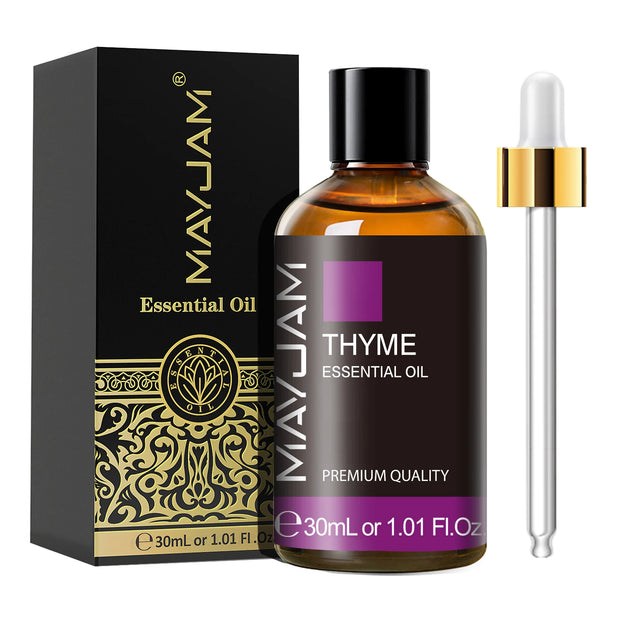 30ML Essential Oils Vetiver Thyme Vanilla Peppermint Ylang Ylang Jasmine Eucalyptus for Humidifier Scented Candle