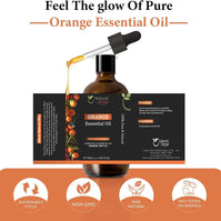 Orange Essential Oil | Premium Grade Essential & Massage Oils 4 Fl Oz (120 Ml)