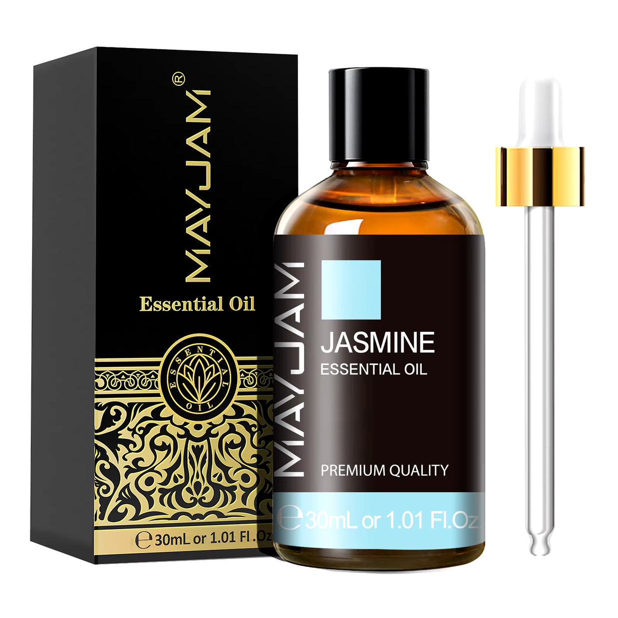 30ML Essential Oils Vetiver Thyme Vanilla Peppermint Ylang Ylang Jasmine Eucalyptus for Humidifier Scented Candle