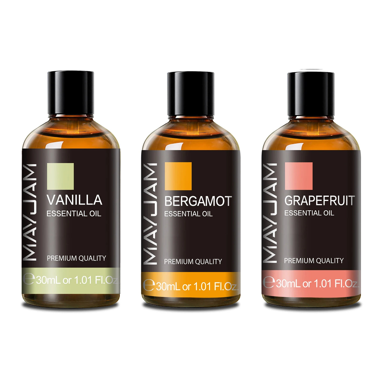 30ML Essential Oils Vetiver Thyme Vanilla Peppermint Ylang Ylang Jasmine Eucalyptus for Humidifier Scented Candle